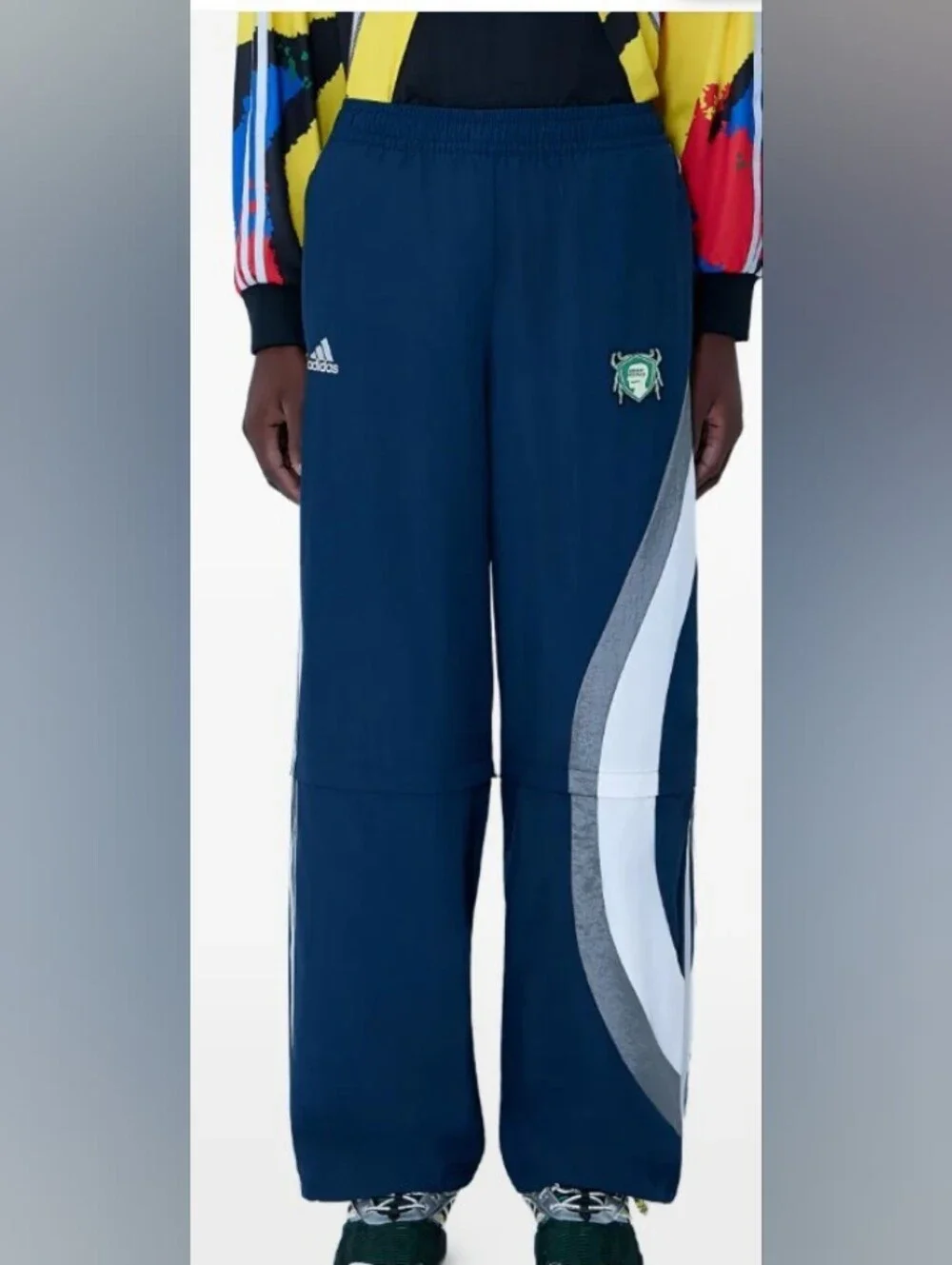 Adidas × Brain Dead  logo track pants. Size Xs.
